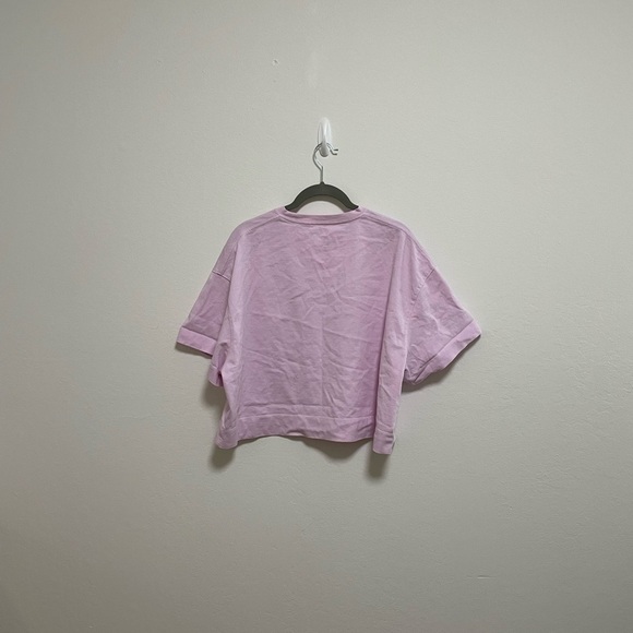 Athleta Boxy Crop T Shirt Lavender Purple Size Small - Picture 4 of 4
